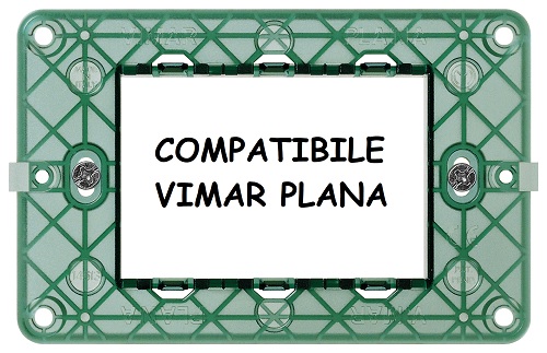 Telaio 3 Moduli Compatibile Vimar Plana